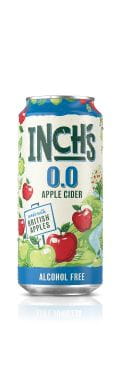 Can of Inch's 0.0 Cider.
