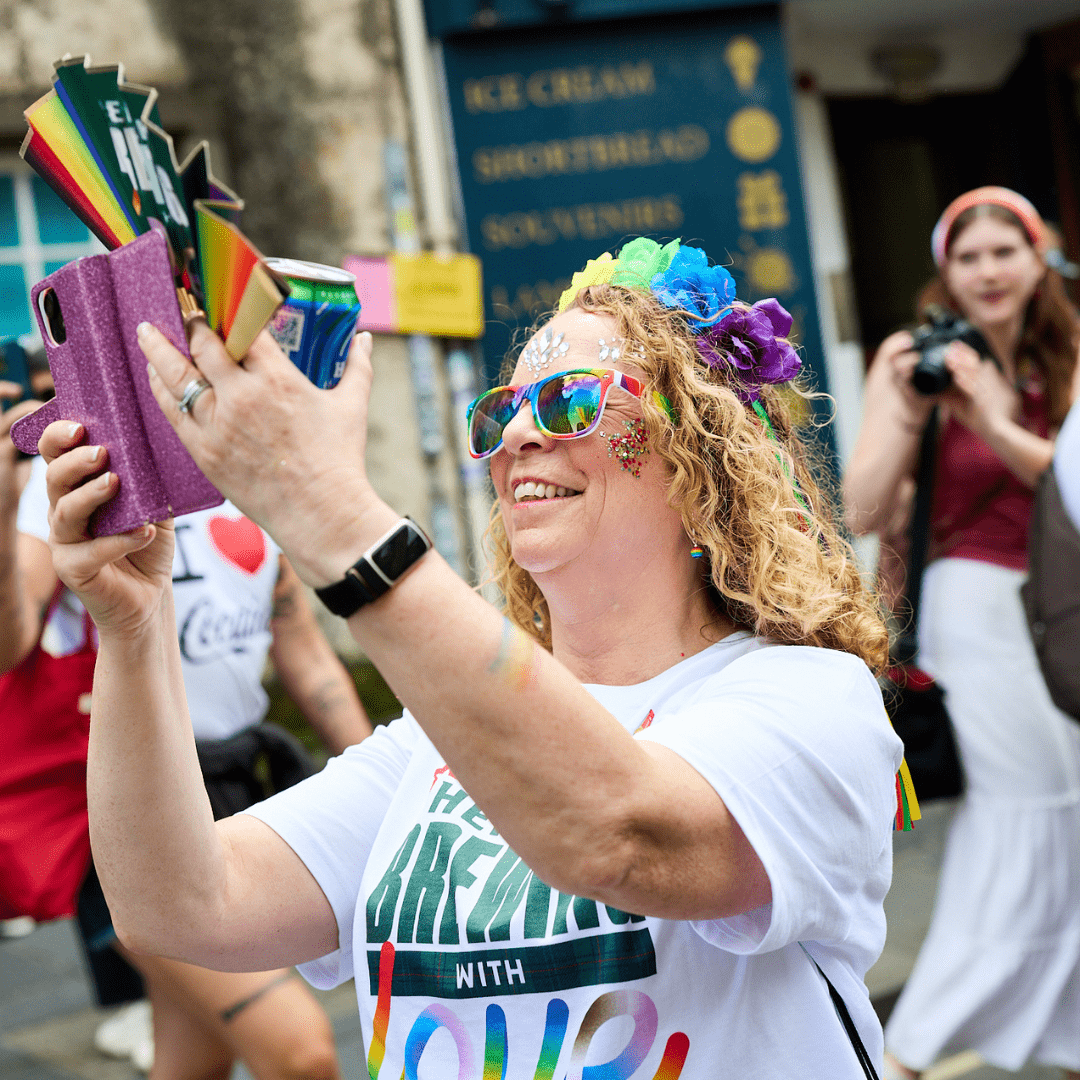Colleague at Pride Edinburgh