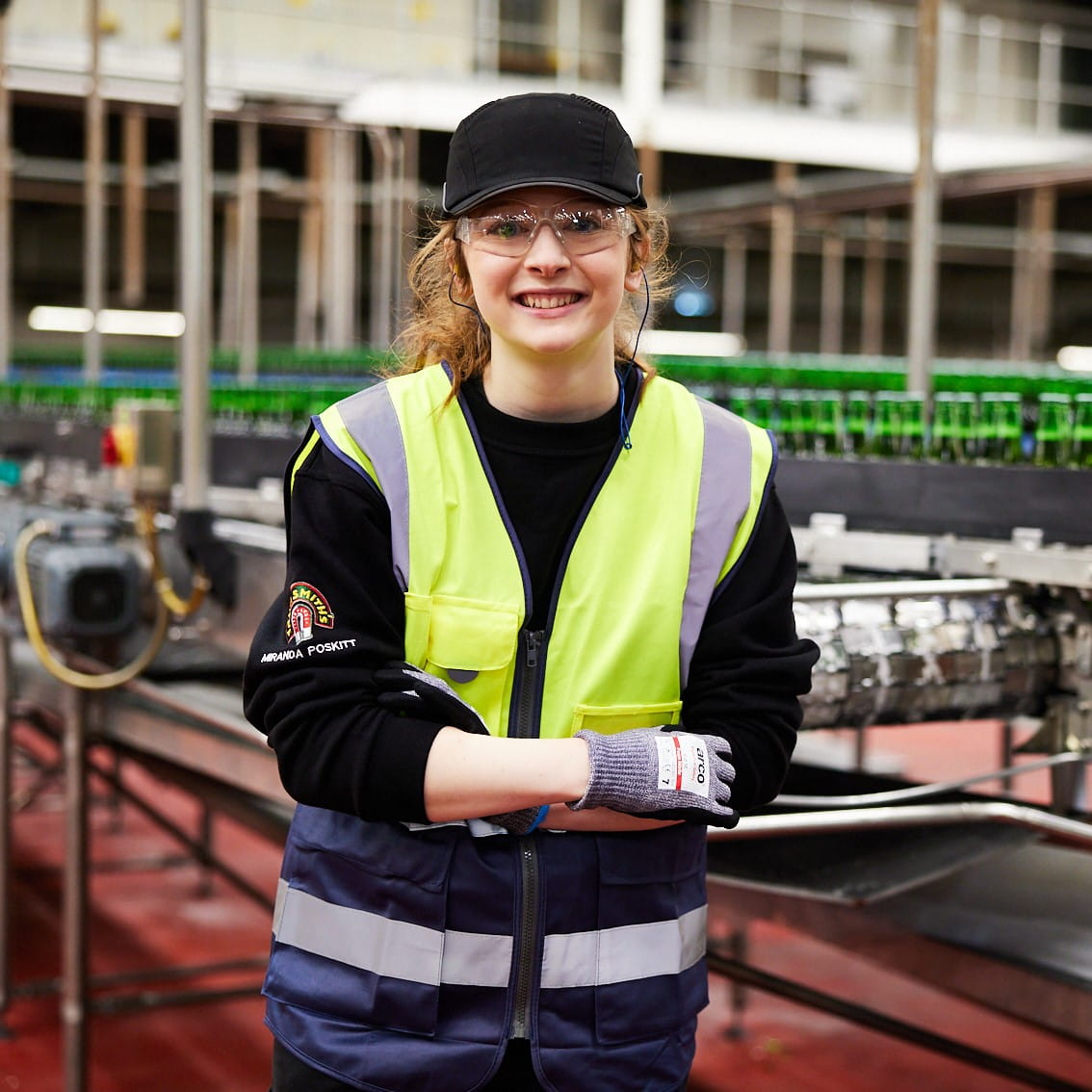 Miranda is a colleague in Tadcaster Brewery
